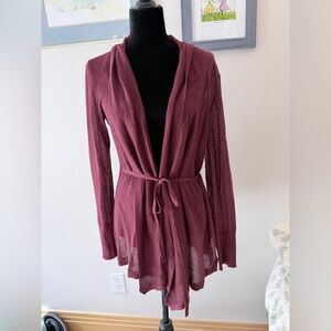 Simply Vera Vera Wang Maroon Knit Sweater
